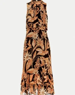 Phase Eight Alma Printed Double Layer Dress