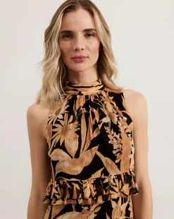 Phase Eight Alma Printed Double Layer Dress