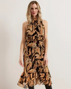 Phase Eight Alma Printed Double Layer Dress
