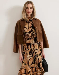 Phase Eight Alma Printed Double Layer Dress