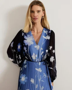 Phase Eight Annie Floral Ombre Print Maxi Dress