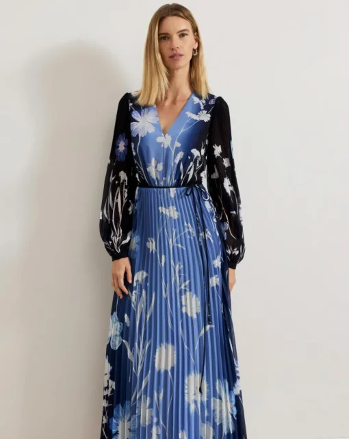 Phase Eight Annie Floral Ombre Print Maxi Dress