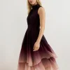Phase Eight Maybel Ombre Corsage Chiffon Dress