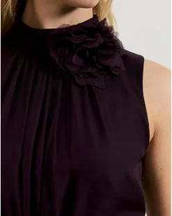 Phase Eight Maybel Ombre Corsage Chiffon Dress