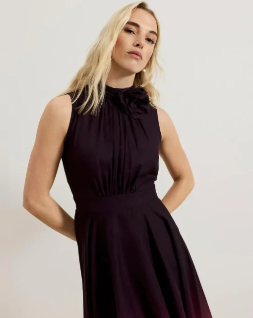 Phase Eight Maybel Ombre Corsage Chiffon Dress