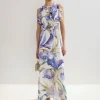 Phase Eight Rachel Printed Texture Maxi Dress