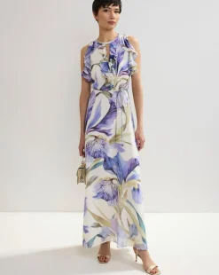 Phase Eight Rachel Printed Texture Maxi Dress