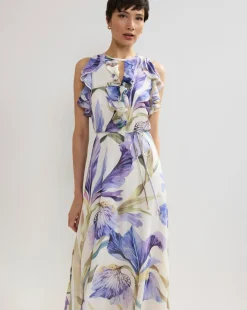 Phase Eight Rachel Printed Texture Maxi Dress