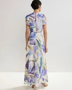 Phase Eight Rachel Printed Texture Maxi Dress