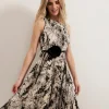 Phase Eight Sandra Printed Pleat Midi Dress