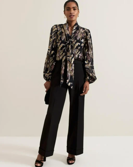 Phase Eight Tessa Floral Filcoupe Blouse