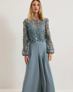 Phase Eight Vanessa Lace Bodice Jumpsuit