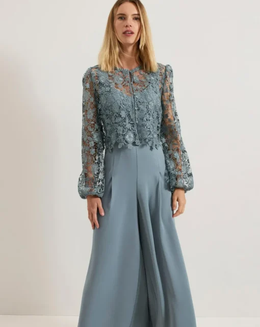 Phase Eight Vanessa Lace Bodice Jumpsuit