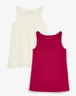 Pink & Ivory 2 Pack Swing Vests