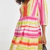 Plunge Mini Beach Dress