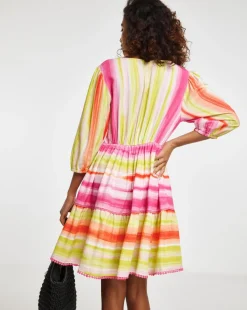 Plunge Mini Beach Dress