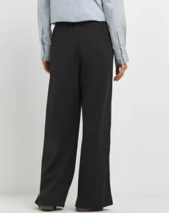 Ponte Jersey Glitter Side Stripe Wide Leg Trouser