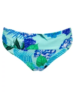 Pour Moi Free Spirit Foldover Bikini Brief Aqua Tropic