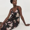 Printed Cami Midi Dress