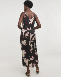 Printed Cami Midi Dress