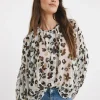 Printed Georgette Button Through Blouse
