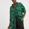 Printed Oversized Blouse