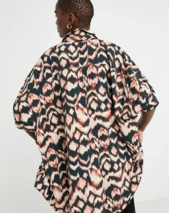 Printed Oversized Blouse