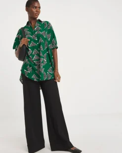 Printed Oversized Blouse