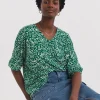 Printed Oversized Top