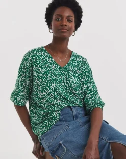 Printed Oversized Top