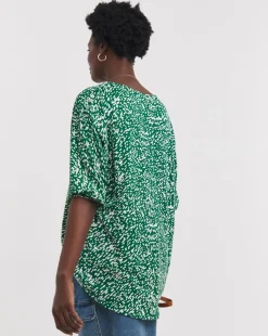 Printed Oversized Top