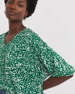 Printed Oversized Top