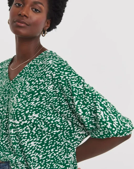 Printed Oversized Top