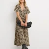 Printed Pleated Kilt Dress