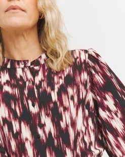 Puff Sleeve Button Through Dress