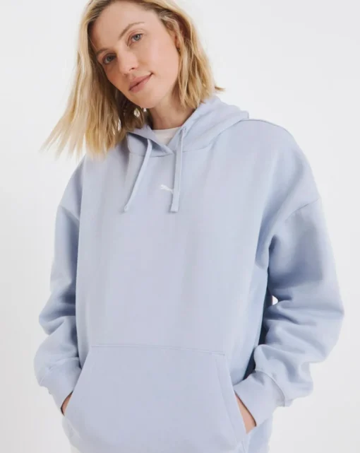 PUMA Essentials Logo Oversized Fleece Hoodie