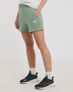 PUMA Essentials Small No.1 Logo 5" High Waist Shorts