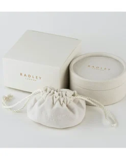 Radley Ladies 18ct Rose Gold and Silver Plated Moon and Stars Twin Pack Earrings