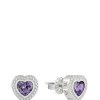 Radley Purple Heart Earrings