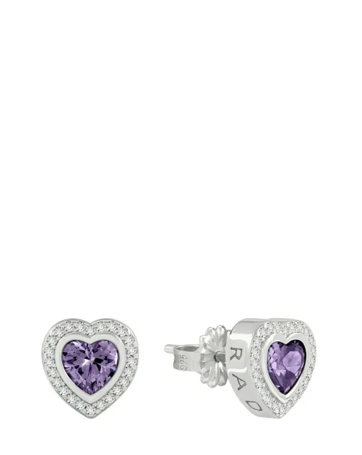 Radley Purple Heart Earrings