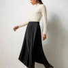 Ro&Zo Black Plisse Full Skirt