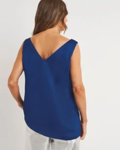 Satin V Neck Vest