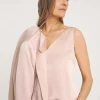 Satin V Neck Vest Top