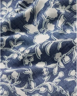 Seasalt Cornwall Fox Path Dress Shadow Blossom Indigo