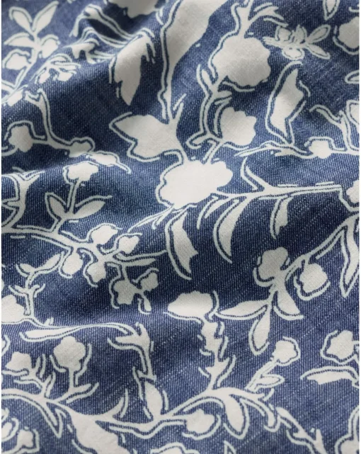 Seasalt Cornwall Fox Path Dress Shadow Blossom Indigo