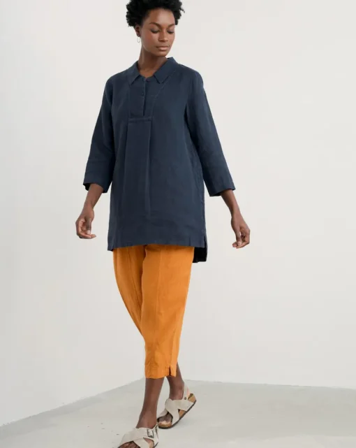 Seasalt Cornwall Harbour Tide Clock Tunic