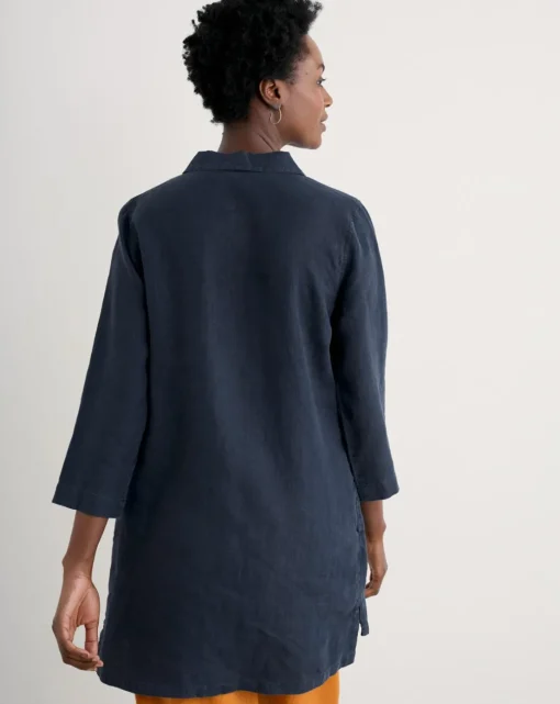 Seasalt Cornwall Harbour Tide Clock Tunic