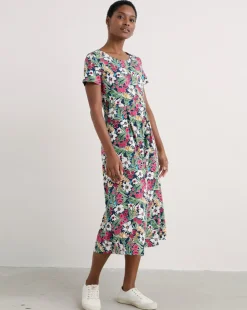 Seasalt Cornwall s/s Veronica Dress Garden Flowers Night