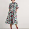 Seasalt Cornwall Wild Liquorice Dress Studio Shapes Chalk