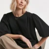 Short Bubble Sleeve Top